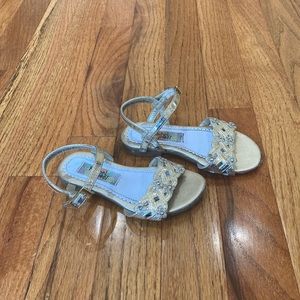 BOGOFree: Rachel Shoes - Golden Embellish Sandals